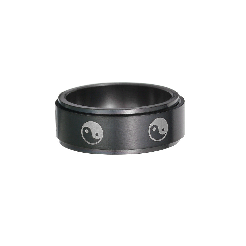 Anillo Ying Yang S925
