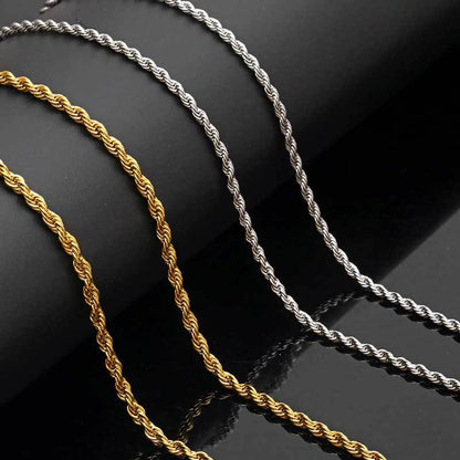 Cadena Trenzada Oro 14K