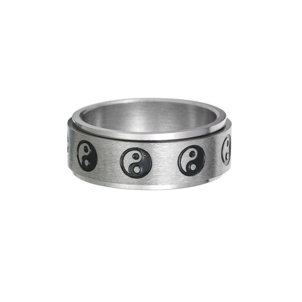 Anillo Ying Yang S925