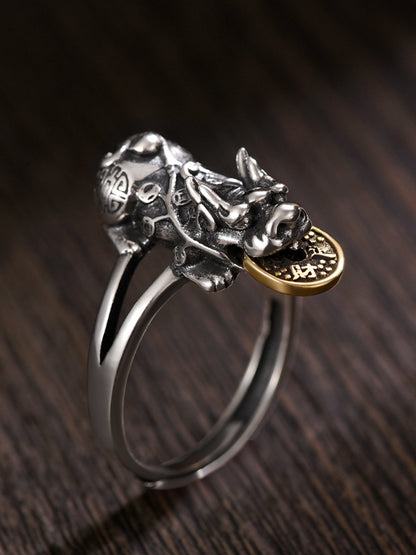 Anillo Dragon Fortune S925