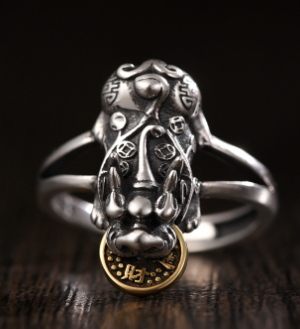 Anillo Dragon Fortune S925