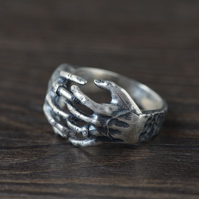 Anillo Thai Silver Vintage S925