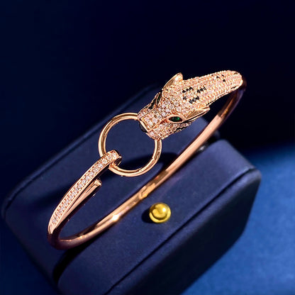Pulsera Leopardo Oro rosa