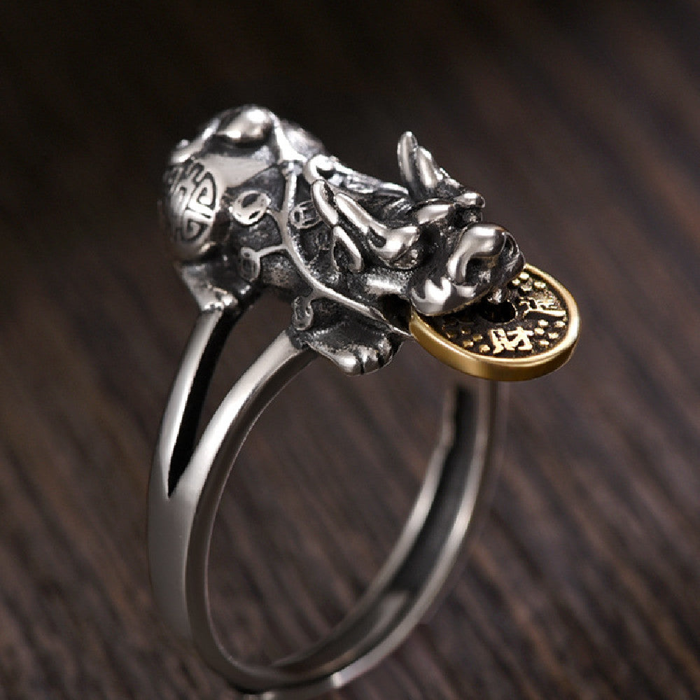 Anillo Dragon Fortune S925