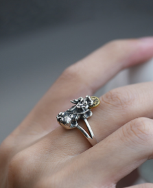 Anillo Dragon Fortune S925