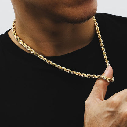 Cadena Trenzada Oro 14K