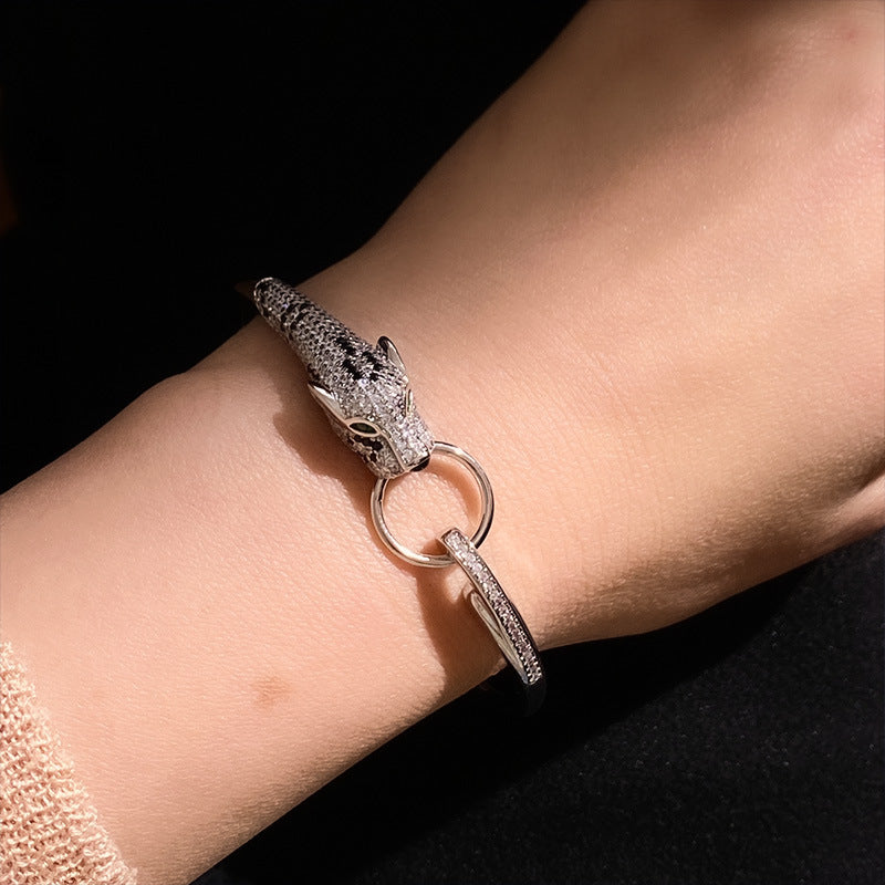 Pulsera Leopardo Oro rosa