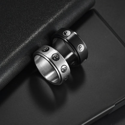 Anillo Ying Yang S925
